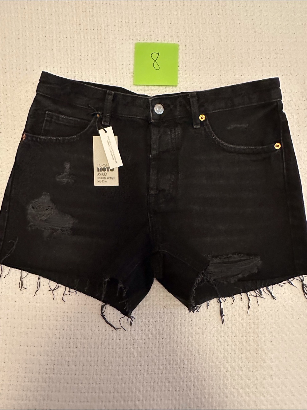 NWT Topshop Ashley Denim Shorts
